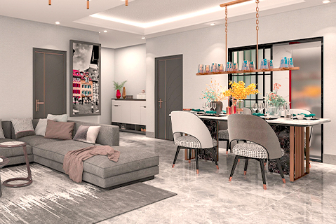 Indoor and outdoor decoration application